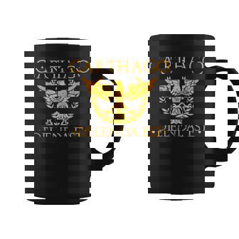 Carthago Delenda Est Carthage Must Be Destroyed Sin Mangas Taza de café - Regaloses