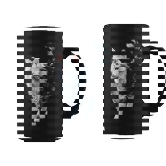 Cat Animal Cute Portrait Art Graphic Motif Cat Graphic Print Coffee Mug - Monsterry