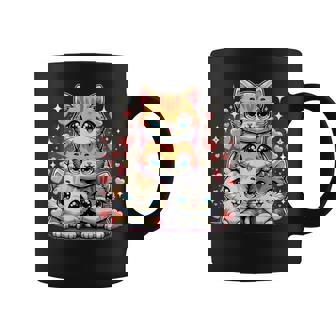 Cat Cute Anime Kawaii Cats Graphic Print Coffee Mug - Monsterry