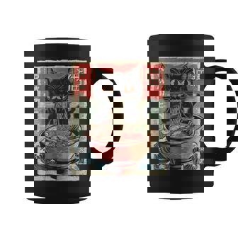 Cat Ramen Japanese Graphic Kawaii Cat Anime Coffee Mug - Monsterry