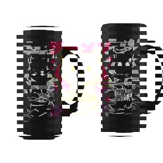 Cat Ramen Japanese Kawaii Anime For Men Women Kid Graphic Print Coffee Mug - Monsterry