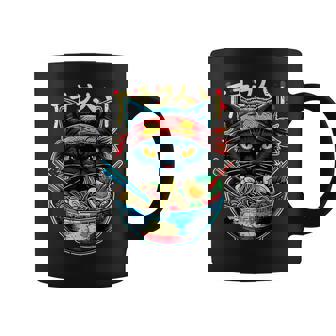 Cat Ramen Noodle Japanese Anime Kawaii Cats Coffee Mug - Monsterry