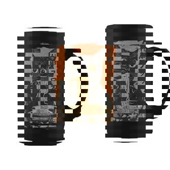 Cat Ramen Shirt Japanese Kawaii Cat Anime Graphic Print Coffee Mug - Monsterry