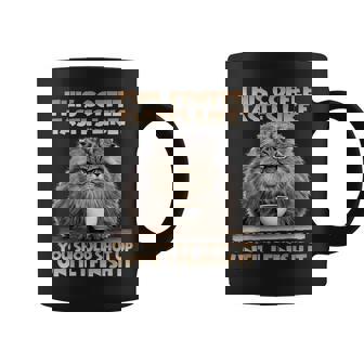 Cats T For Morning Grouches And Coffee Lovers T Pallas Cat Graphic Print Coffee Mug - Monsterry