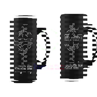 Celtic Cross Strength In Unity For Irish-American Fans Graphic Print Coffee Mug - Monsterry