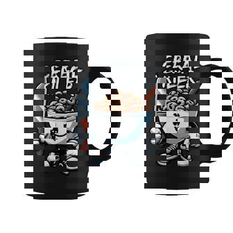 Cereal Killer Cool Cereal Killer Graphic Apparel Coffee Mug - Seseable