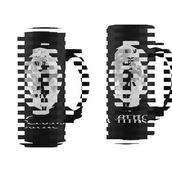 Cernunnos The Horned God Celtic God Pagan Moon God Premium Graphic Print Coffee Mug - Monsterry
