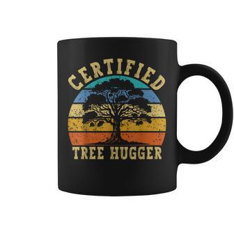 Certified Tree Hugger Nature Lover Environmental Earth Day Graphic Print Coffee Mug - Monsterry AU