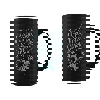 Cervical Cancer Awareness Strength In Unity Support Graphic Print Coffee Mug - Monsterry