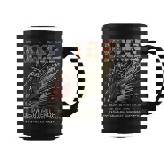 Chainsaw For Bureaucracy DOGE Doge Usa Flag Coffee Mug - Seseable