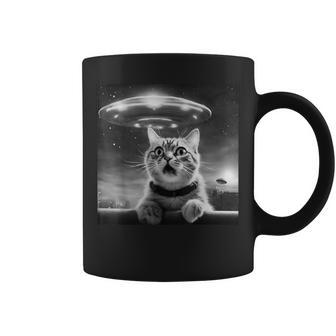 Chat Extraterrestre Ovni Drôle Et Chats Extra-Terrestres Choqués Tasse - Cadeauxyz