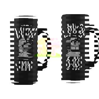 Chemise Humoristique En Forme De Champignon Avec Inscription I Love You So Mush Tasse - Cadeauxyz
