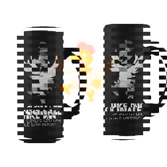 Chicken Dance Like No One Is Watching Farm Boys Girls Dab Graphic Print Coffee Mug - Monsterry