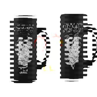 Chicken Game Don`T Look At The Chicken Game Over Farmers Taza de café - Regaloses