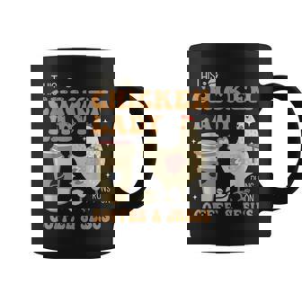 This Chicken Lady Runs On Coffee And Jesus Chicken Graphic Print Coffee Mug - Monsterry