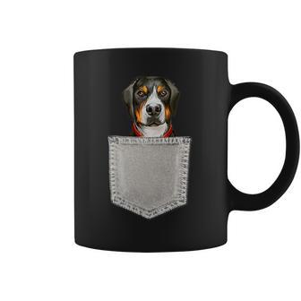 Chien Grand Bouvier Suisse En Poche Dog In Pocket Tasse - Cadeauxyz