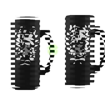 Chimney Sweeper Chimneyer Shamrock Fireplace Flue Graphic Print Coffee Mug - Monsterry