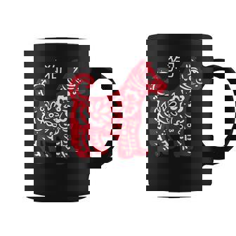 Chinese New Year Dog Zodiac Chinese Traditional Hanzi Graphic Print Coffee Mug - Monsterry