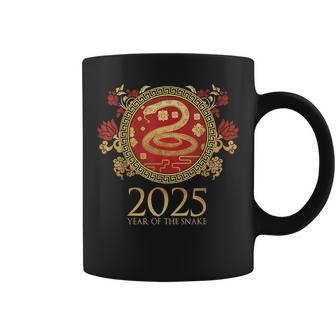 Chinese New Year Of The Snake 2025 Dragon Lunar Zodiac Coffee Mug - Monsterry