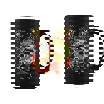 Chinese New Year Zodiac Animals Year Of The Dog Chinese Lunar New Year Dog Graphic Print Coffee Mug - Monsterry