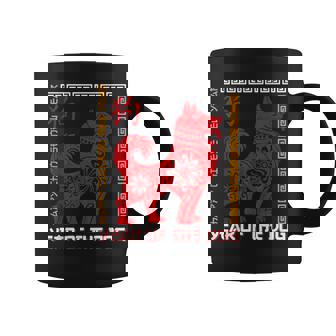 Chinese New Year Chinese Zodiac Horoscope Year Of The Dog Graphic Print Coffee Mug - Monsterry