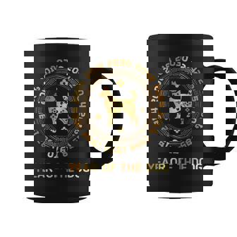 Chinese Zodiac Lunar New Year Astrology Horoscope Chinese New Year Of The Dog Chinese Zodiac Year 2030 Graphic Print Coffee Mug - Monsterry