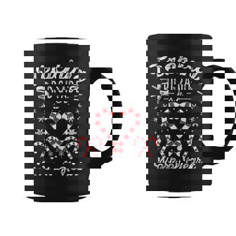Christmas Candy Cane Work Of Heart Third 3rd Grade Teacher Graphic Print Coffee Mug - Monsterry