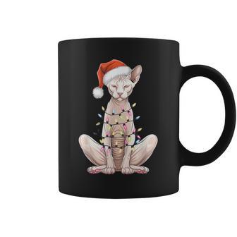 Christmas Hat Sphynx Cat Santa Hat Merry Christmas Xmas Tassen - Geschenkecke