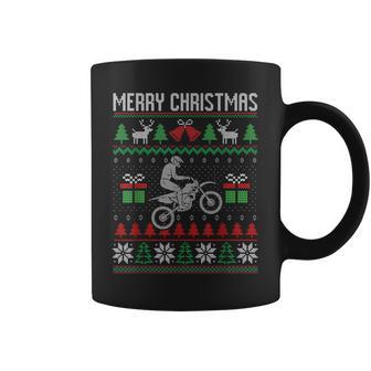 Christmas Jumper Motocross Dirt Bike Racing Christmas Sports Ugly Tassen - Geschenkecke