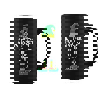 Christmas Nurse Elf Holiday Party Work RN NP Tank Top Graphic Print Coffee Mug - Monsterry