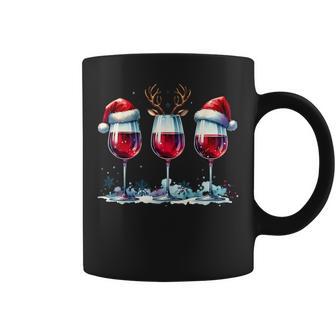 Christmas Red Wine Merry Christmas Reindeer Women's Tassen - Geschenkecke