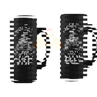 Christmas Shirt North Swole Santa Claus Exercise Gym Graphic Print Coffee Mug - Monsterry