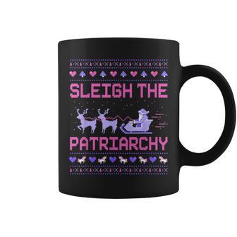 Christmas Sleigh The Patriarchy Feminist Feminism Deer Xmas Tassen - Geschenkecke