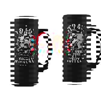 Christmas Sloth Too Lazy Naughty List Women Men Kids Graphic Print Coffee Mug - Monsterry