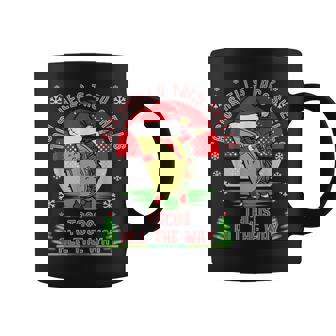Christmas Taco Lover Dabbing Taco Shells Taco Shells Graphic Print Coffee Mug - Monsterry