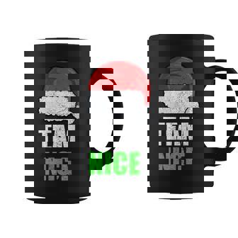 Christmas Team Nice Shirt Matching Family Pajama Naughty Graphic Print Coffee Mug - Monsterry