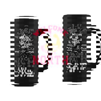 Christmas Weightlifting Workout North Swole Tank Top Graphic Print Coffee Mug - Monsterry