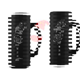 Christmas Wine Glass Of Red Wine Santa Hat Taza de café - Regaloses