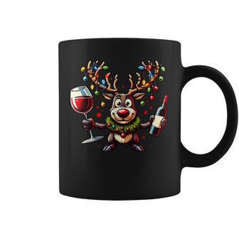 Christmas Wine Lovers Xmas Christmas Reindeer Tassen - Geschenkecke