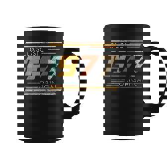 Classic 1977 Original Vintage Birthday Est 1977 Edition Graphic Print Coffee Mug - Monsterry