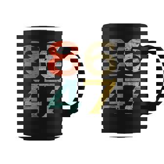 Classic Vintage Retro Style 8647 86 47 Anti Trump Coffee Mug - Monsterry