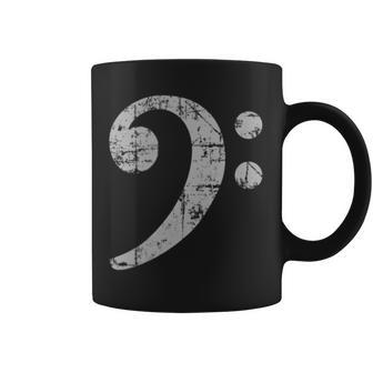 Clave De Bajo Grisintage Bajista Taza de café - Regaloses