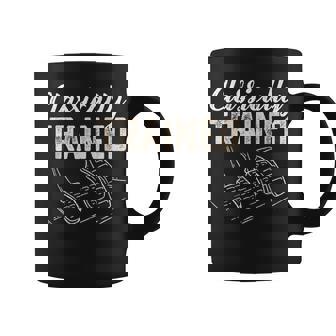 Coche Manual De Tres Pedales De Carreras Retro De Entrenamiento Clásico Taza de café - Regaloses