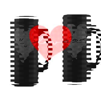 Cœur Rouge Pour Avec Inscription Love Tasse - Cadeauxyz