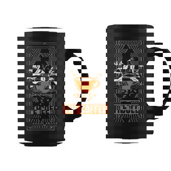 The Coffee Drinker Tarot Card Reading Occult Dark Magic Graphic Print Coffee Mug - Monsterry