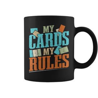 Coleccionista De Tarjetas Coleccionables Mis Tarjetas Mis Reglas Tcg Taza de café - Regaloses