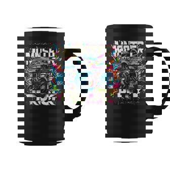 Colorful Graffiti Monster Truck Coffee Mug - Seseable