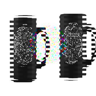 Colorful Polka Dot Basketball International Dot Day Graphic Print Coffee Mug - Monsterry