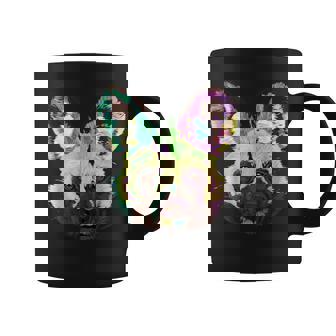 Colorful Splash African Wild Dog Graphic Print Coffee Mug - Monsterry