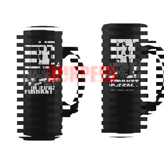 Comí Burpees Para El Entrenamiento Divertido Del Desayuno Sin Mangas Taza de café - Regaloses
